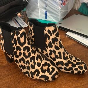{ listing} Kate Spade Cow Hair Booties sz 8.5